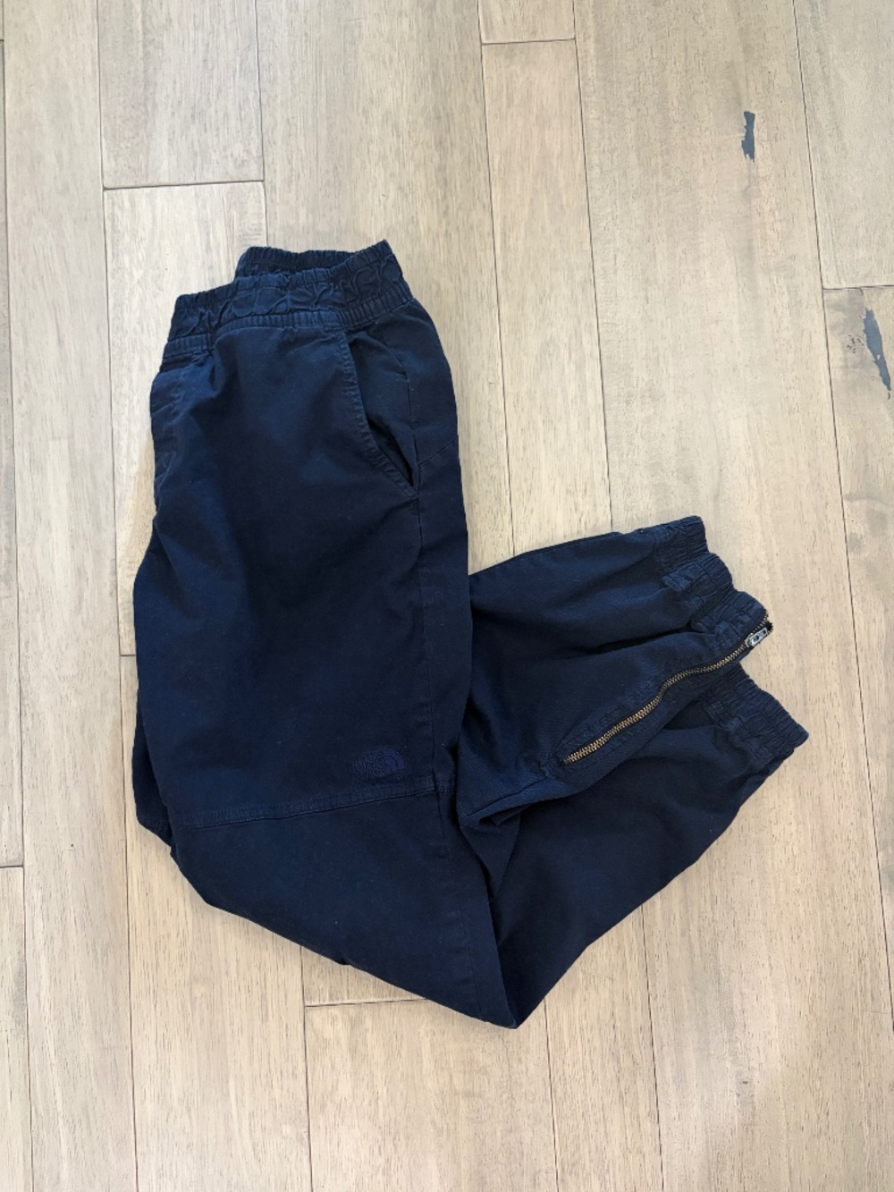 North Face joggers with zipper ankles